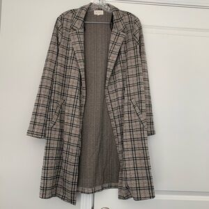 Plaid sweater/jacketket from Melloday